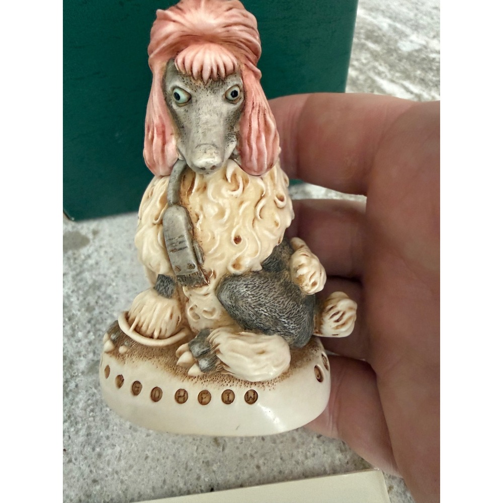 Harmony Kingdom Treasure Jests Beau Brummell Trinket Box Poodle TJH05
